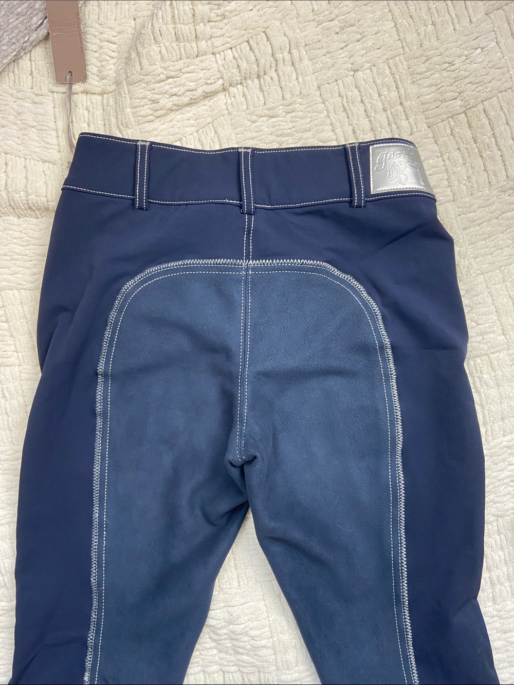 NWT Goode Rider Breeches Pro Rider Equestrian Pant 26 Regular Navy Jodphur - Picture 10 of 15
